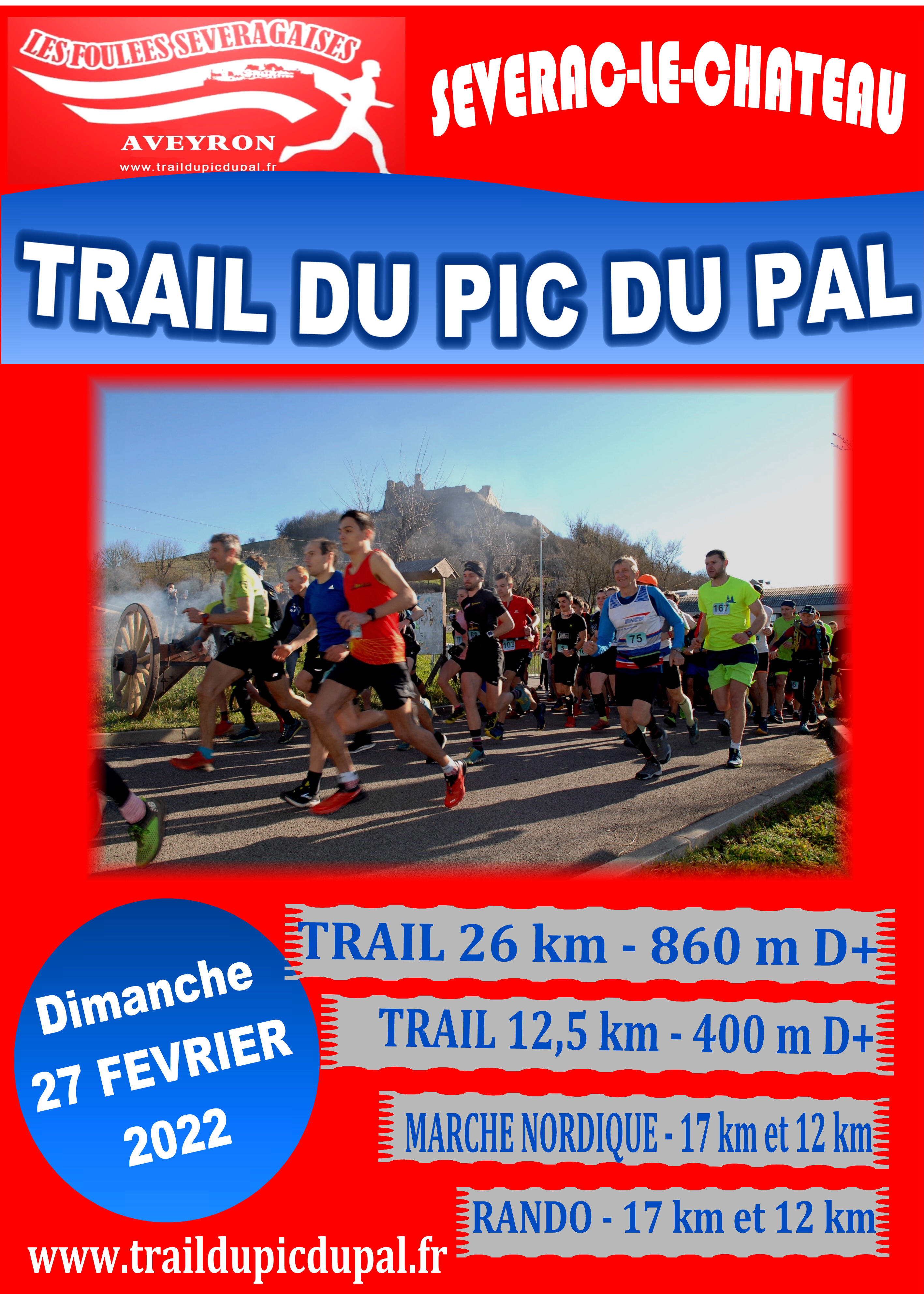 affiche Trail du PIC DU PAL