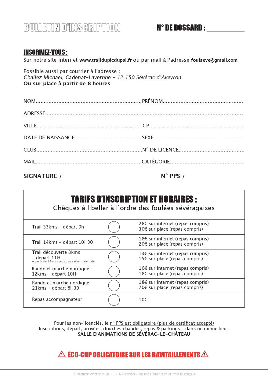affiche2 Trail du Pic du Pal 2026