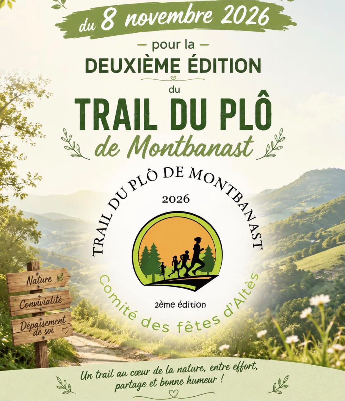 affiche Trail à Altès 2026
