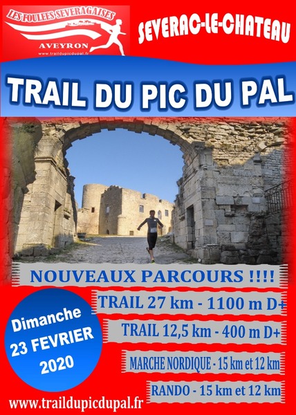 affiche Trail du PIC DU PAL 2020